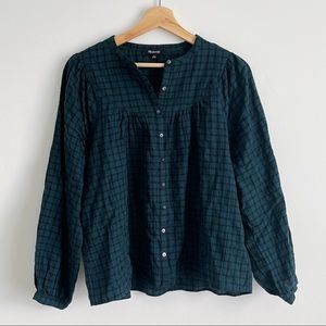 Madewell Plaid Top